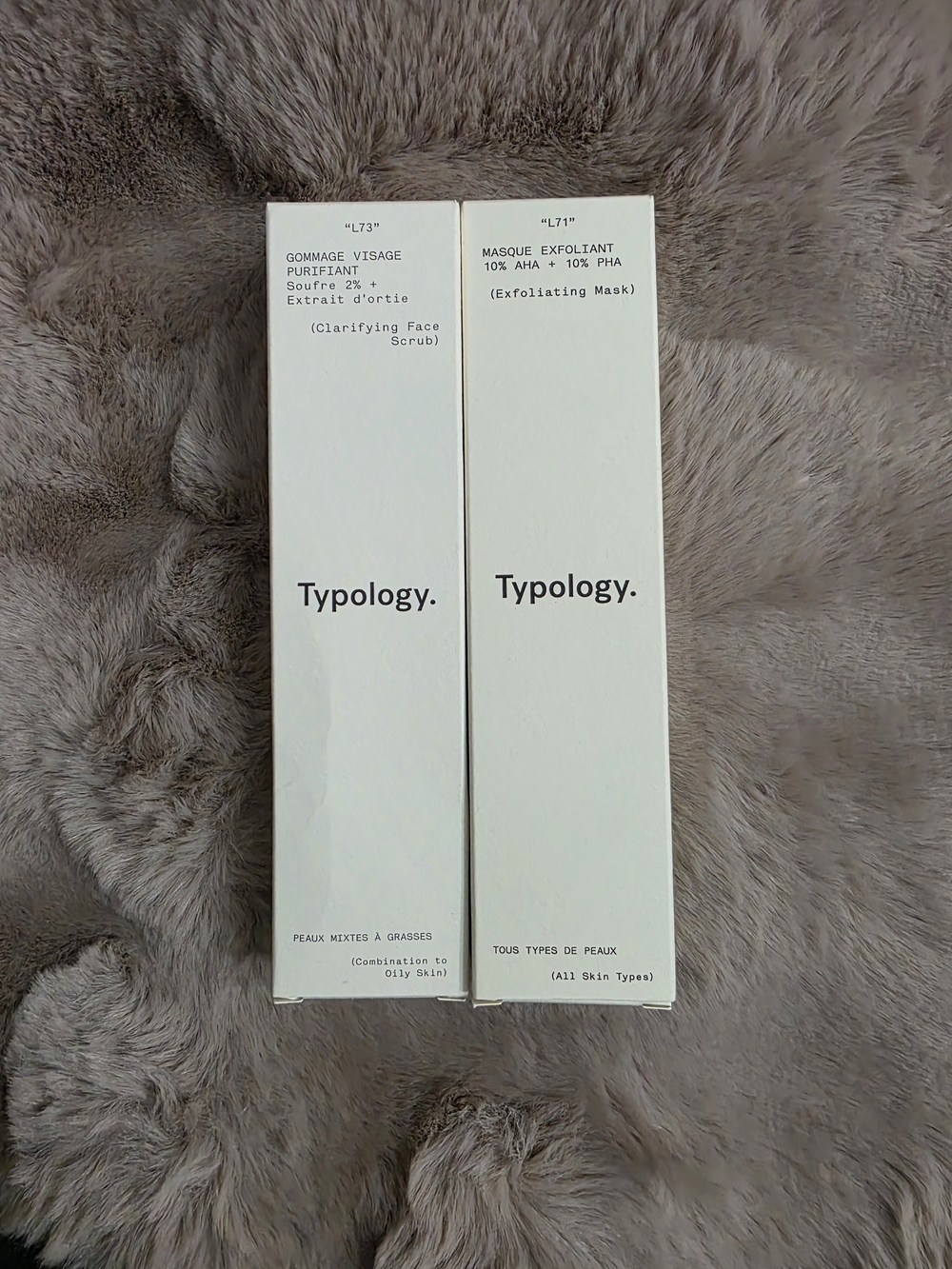 Typology. Clarifying Face Scrub & Exfoliating Mask - White